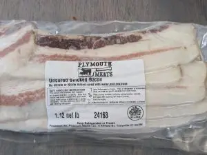 Bacon, uncured (no nitrate or nitrite) Heritage Pasture Raised