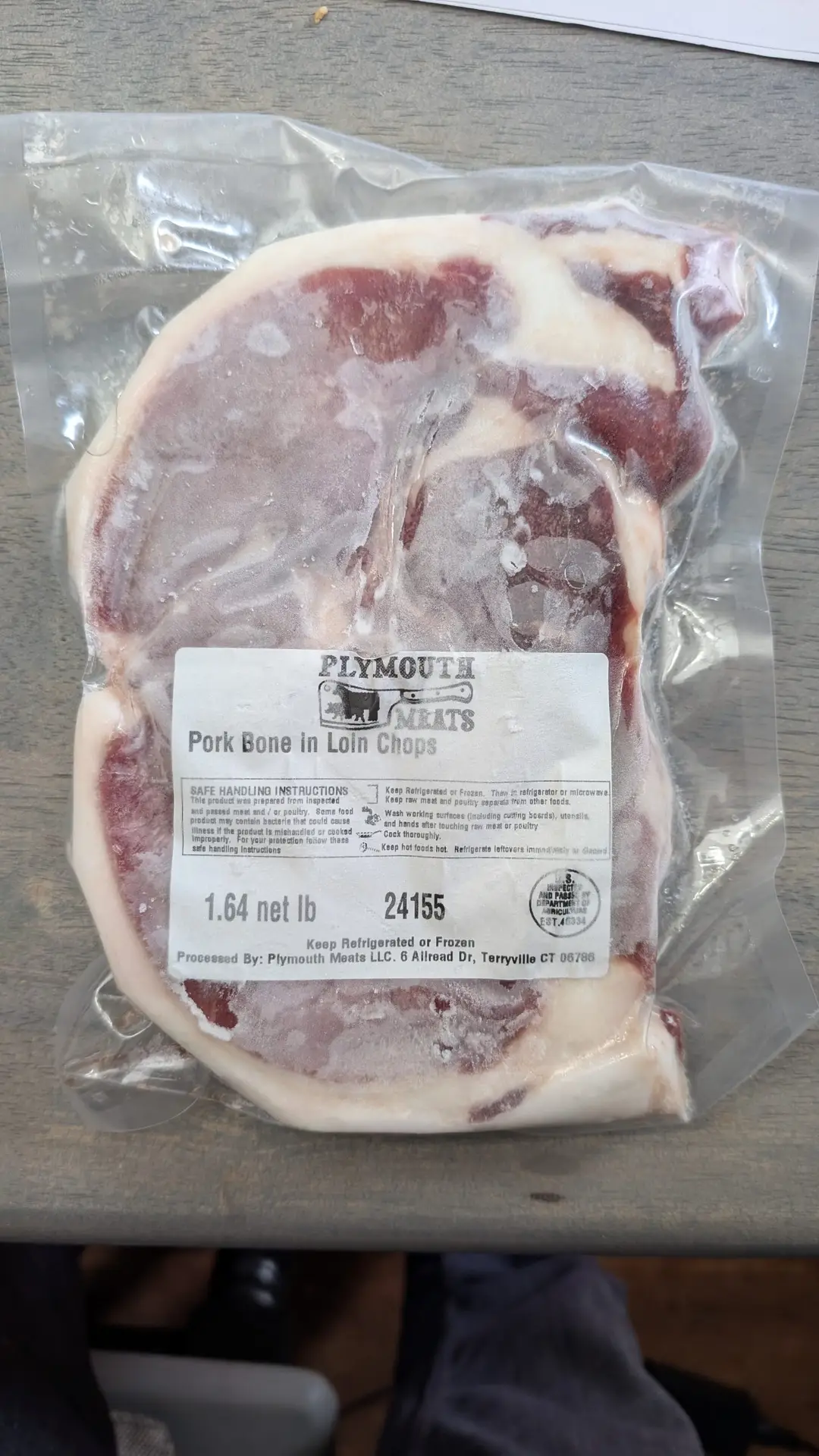 Loin Pork Chops (Bone In) Heritage Pasture Raised